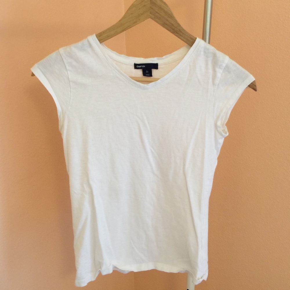 GAP Girls White T-Shirt